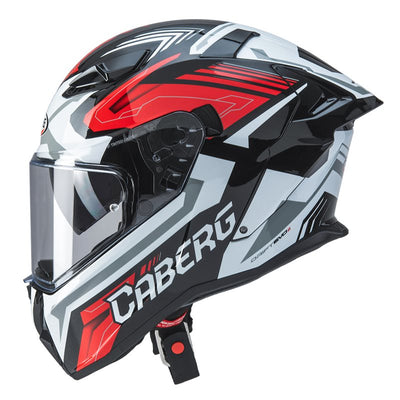 CABERG Mc Hjälm DRIFT EVO II Horizon Jarama Svart/Röd/Vit