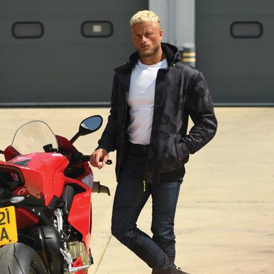 Oxford Hoodie 2.0  Super Strong CE Svart