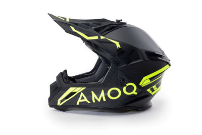 AMOQ Friction MIPS Carbon Hjälm Svart/HiVis