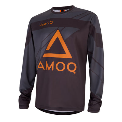 Amoq Snowcross Tröja Svart/Grå/Orange
