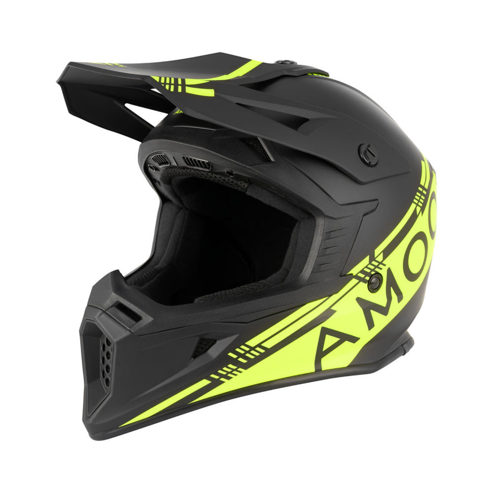 AMOQ Meteor V2 Hjälm Svart/HiVis