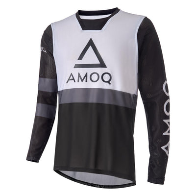 Amoq Airline Mesh Crosströja Svart/Vit