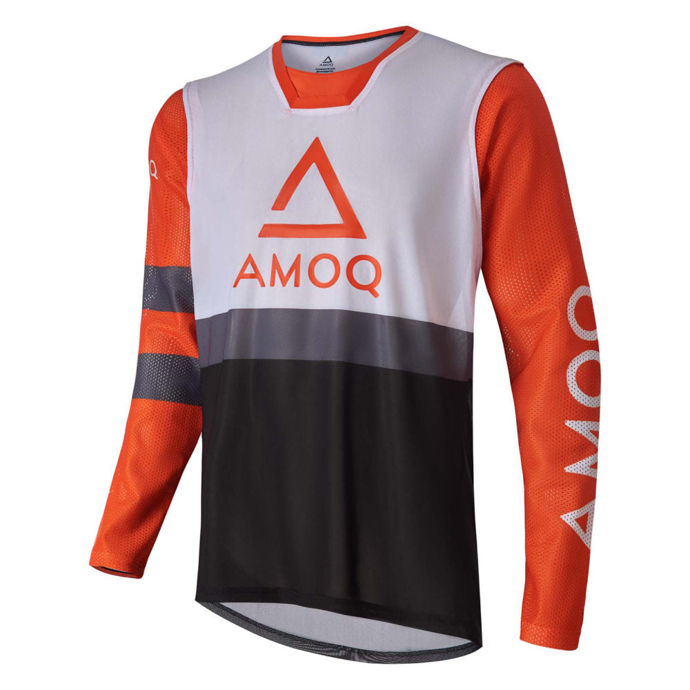 Amoq Airline Mesh Crosströja Orange/Vit