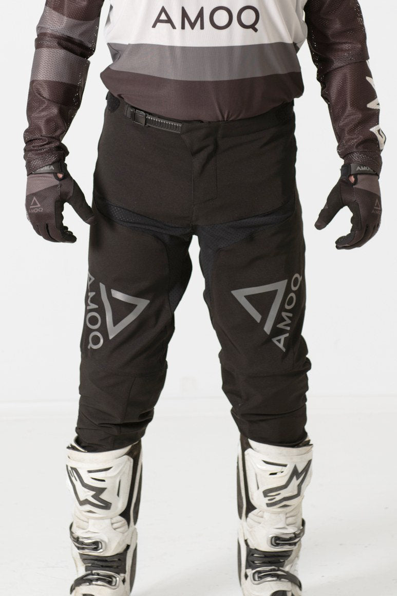 Amoq Airline Stretch Crossbyxor Svart/Grå