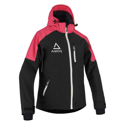 AMOQ Void V2 Dam Skoterjacka Svart/Rosa/Vit
