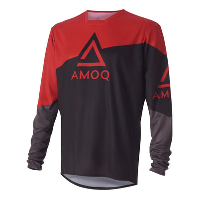Amoq Ascent Strive Crosströja Svart/Röd
