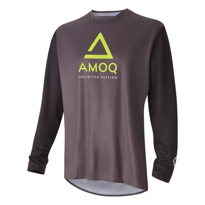 Amoq Ascent Comp Crosströja Grå/Svart/Hivis