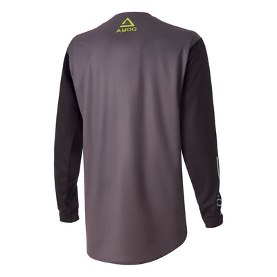 Amoq Ascent Comp Crosströja Grå/Svart/Hivis