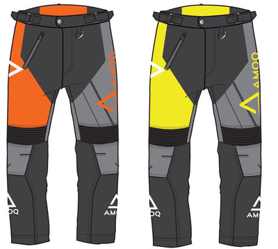 AMOQ Snowcross Skoterbyxor Svart/HiVis