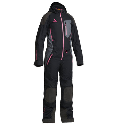 AMOQ Eclipse Skoteroverall Dam Svart/Grå/Rosa