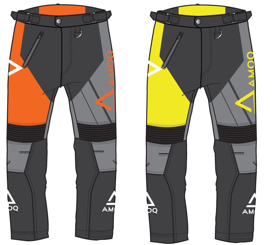 AMOQ Snowcross Skoterbyxor Svart/Orange
