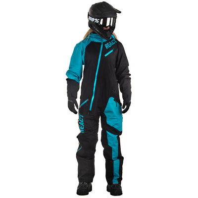 React Peak Lite V3 2025 Dam Svart/Aqua - Skoteroverall