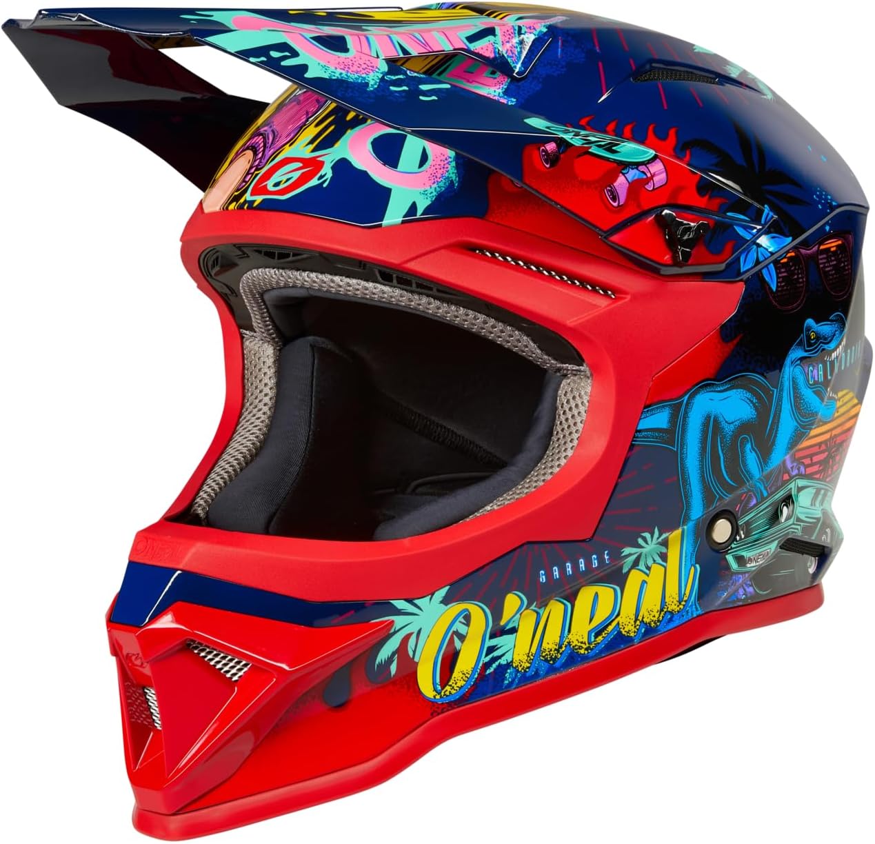 O'Neal 1SRS Youth Helmet Rex V.24 Multi Large