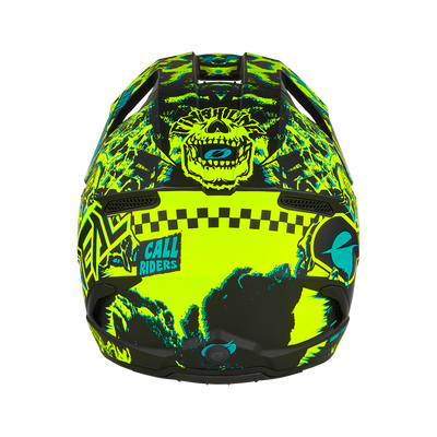 O'Neal Crosshjälm 3SRS ASSAULT v24 black/neon yellow