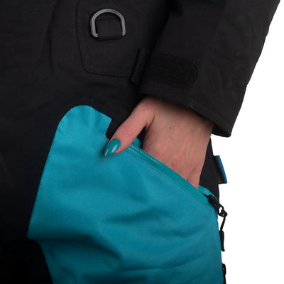 React Peak Lite V3 2025 Dam Svart/Aqua - Skoteroverall