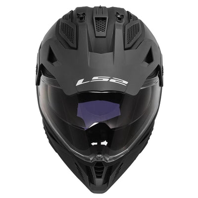 LS2 MX702 Pioneer II Mc Hjälm Adventure Mattsvart
