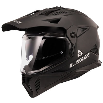 LS2 MX702 Pioneer II Mc Hjälm Adventure Mattsvart