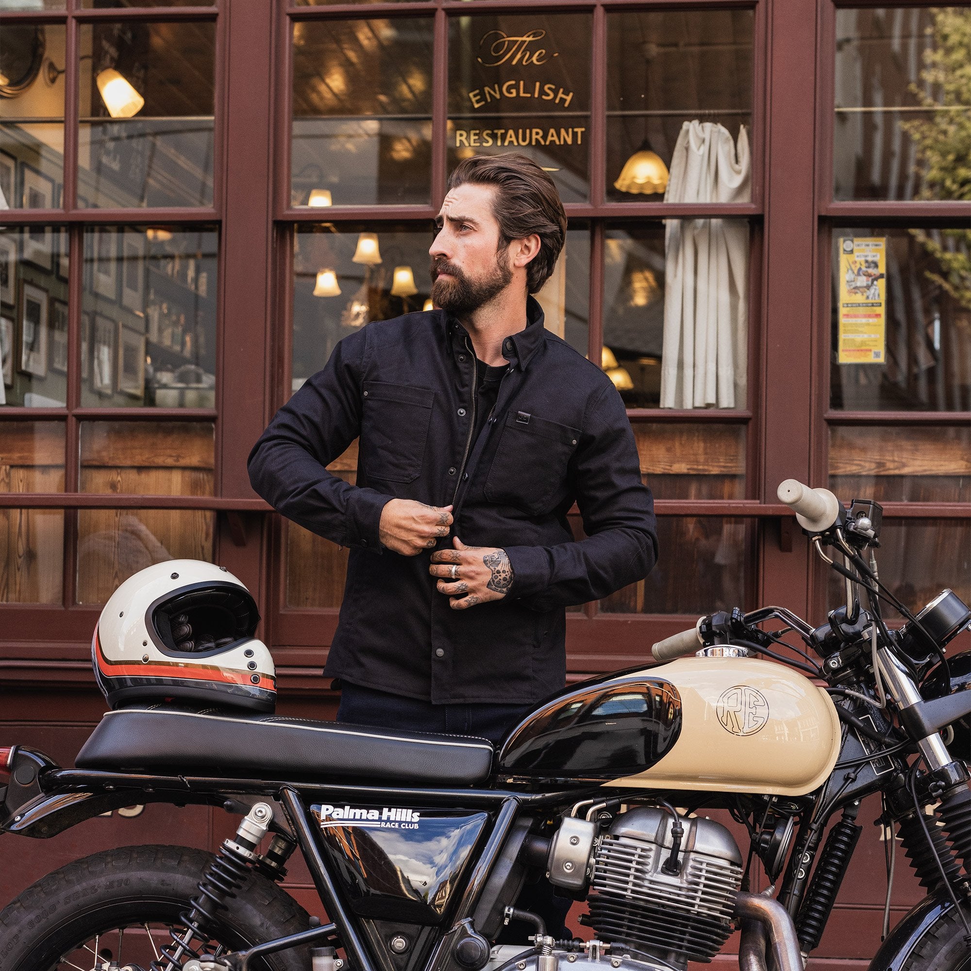 Oxford AA Ridgeback MS Shirt Black S