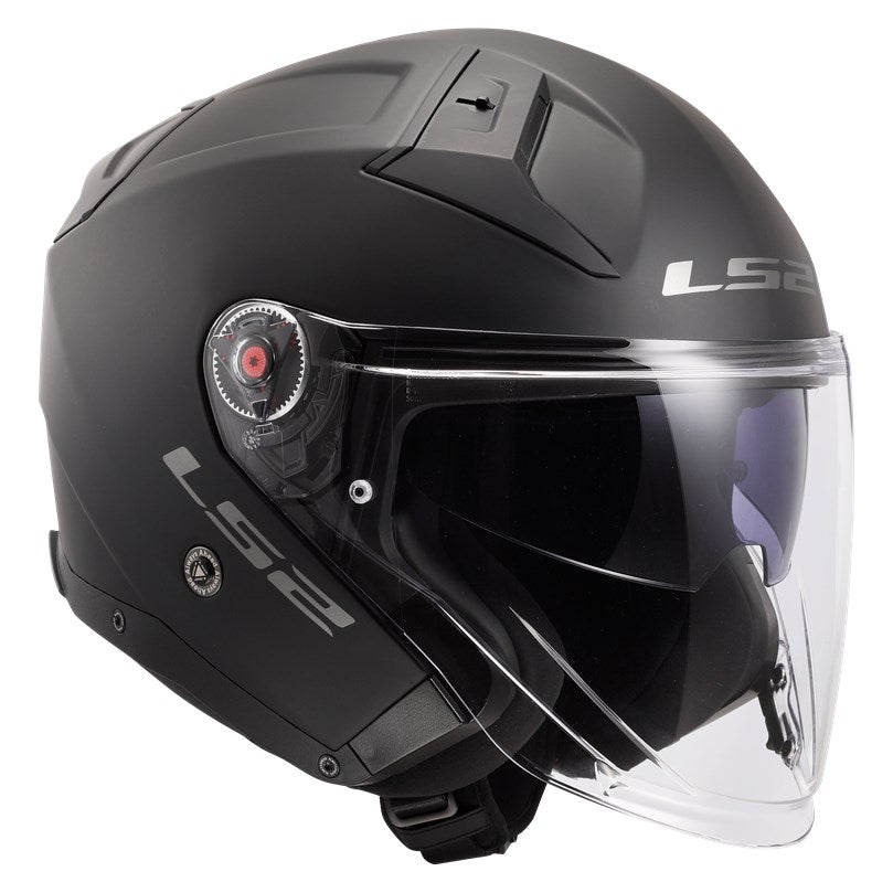 LS2 Öppen Mc Hjälm OF603 Infinity II Mattsvart