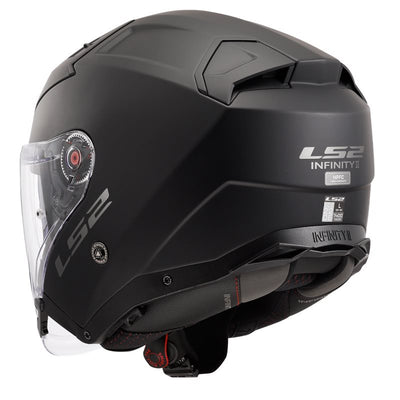 LS2 Öppen Mc Hjälm OF603 Infinity II Mattsvart