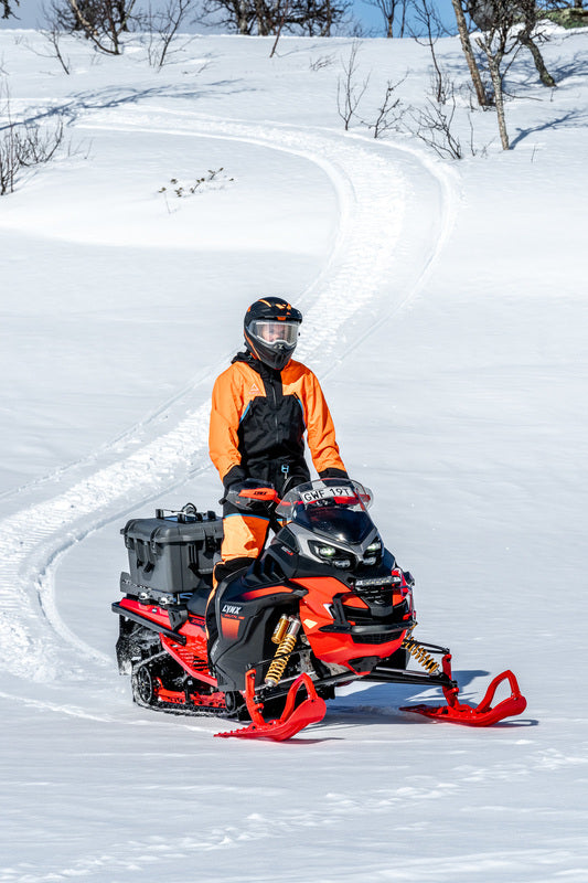 AMOQ Eclipse V3 Overall Orange/Svart/Turkos