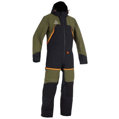 AMOQ Eclipse V3 Overall Militärgrön/Svart/Orange