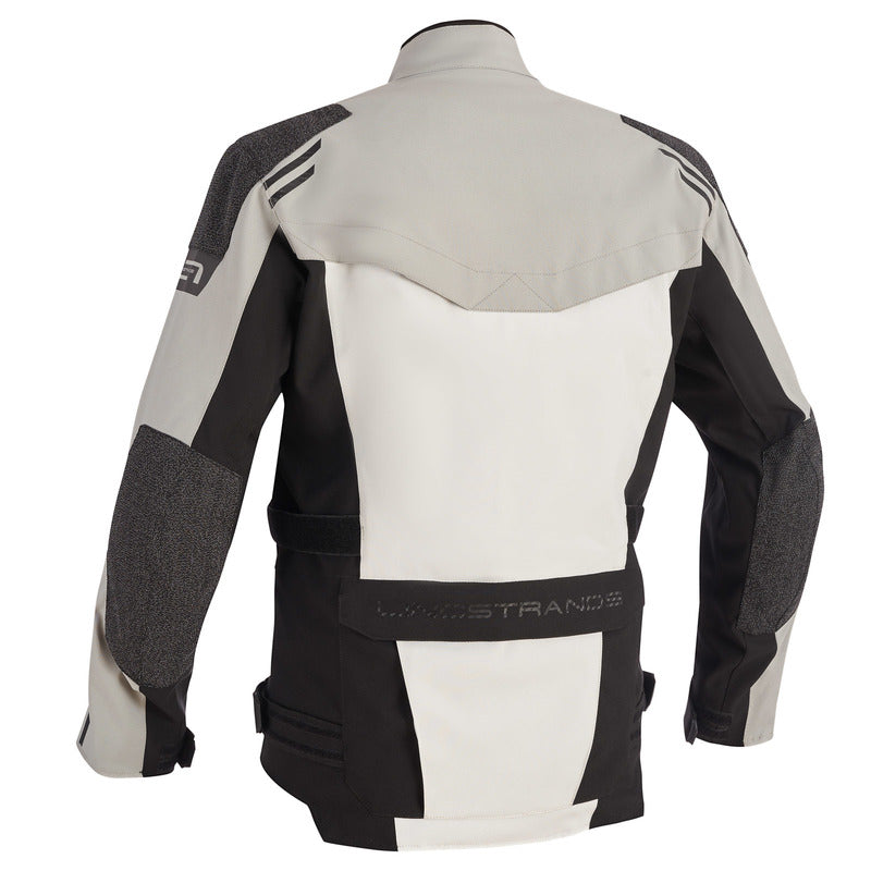 Lindstrands Textiljacka Storbo Grafit Ljusgrå Svart