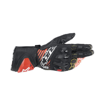 Alpinestars Handske GP-Tech v2 Svart/Vit/Röd fluo