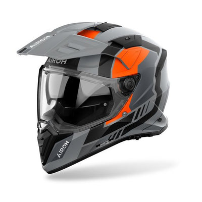 Airoh Hjälm Bandit Horn orange matt