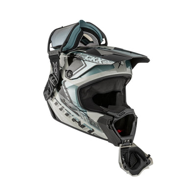 CKX Hjälm Titan AMS Concordia Grå Glansig + Brillor