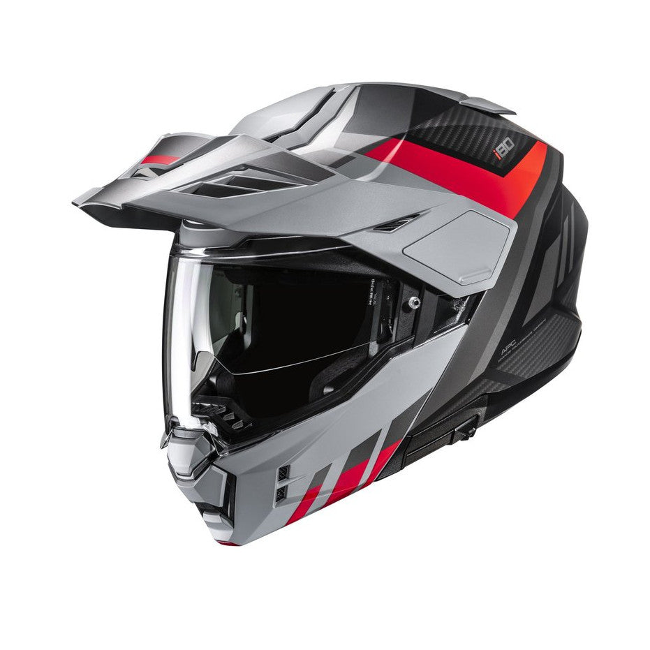 HJC Hjälm i80 Imes Grå/Svart/Röd MC1SF