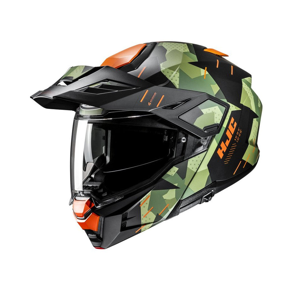 HJC Hjälm i80 Roki Svart/Grön/Orange MC47SF