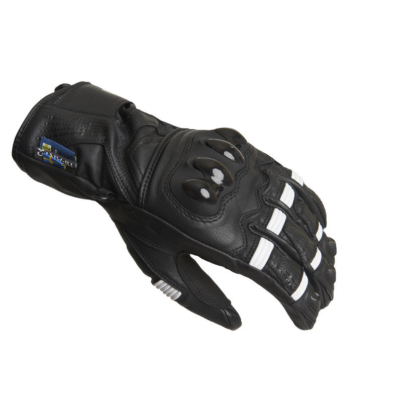 Lindstrands Handske Backa Svart/vit