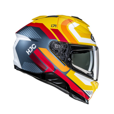 HJC Hjälm i71 Viz Gul/Grå/Röd MC3SF