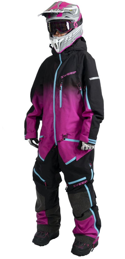 Sweep Tundra Insulated Dam Snöskoteroverall Fuchsia/Svart