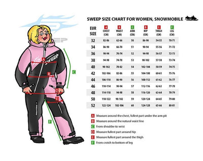 Sweep Tundra Insulated Dam Snöskoteroverall Fuchsia/Svart