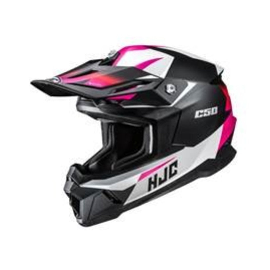 HJC Helmet C50 Slide Svart/Rosa MC8SF