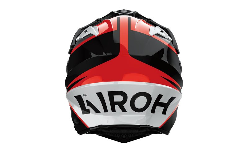 Airoh Commander 2 Skip Röd Glansig bak