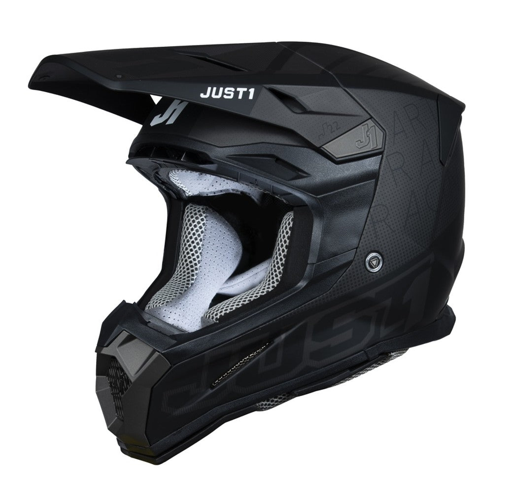 Just1 J-22 F Crosshjälm Titanium/Svart