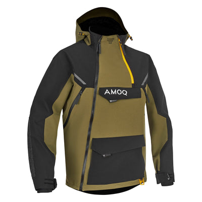 AMOQ Flex Light Anorak skoterjacka i kiwi, svart och orange