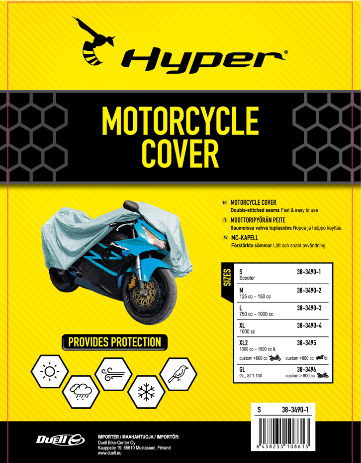 Hyper kapell för MC XXL 264x104x127cm