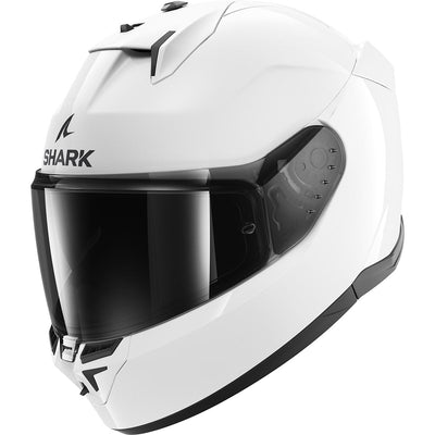 Shark D-Skwal 3 Vit integralhjälm sida