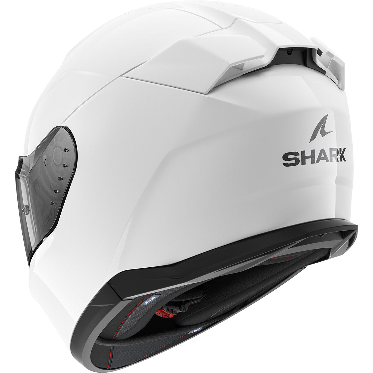 Shark D-Skwal 3 Vit integralhjälm fram