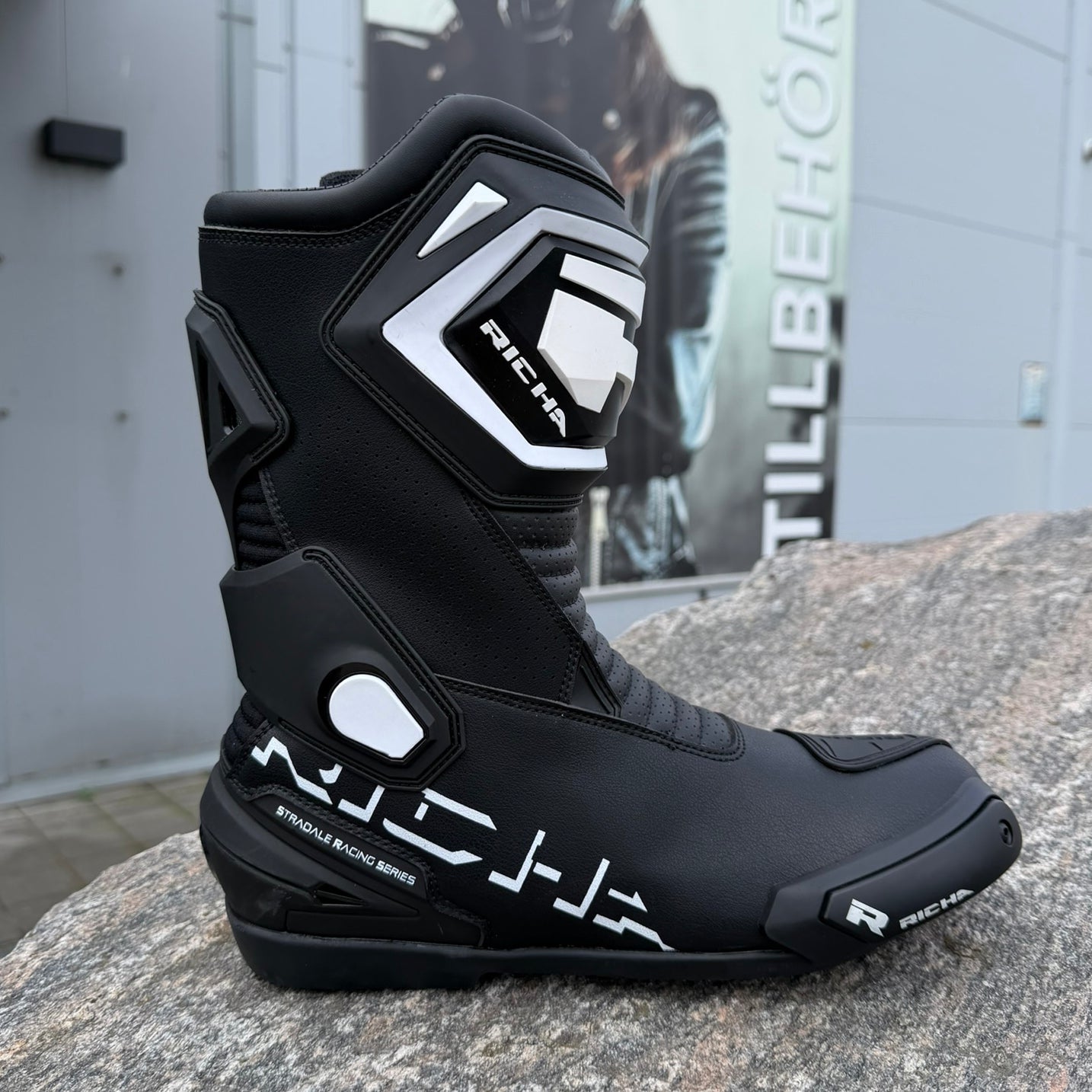 Richa Speedmaster Mc Stövel Svart/Vit