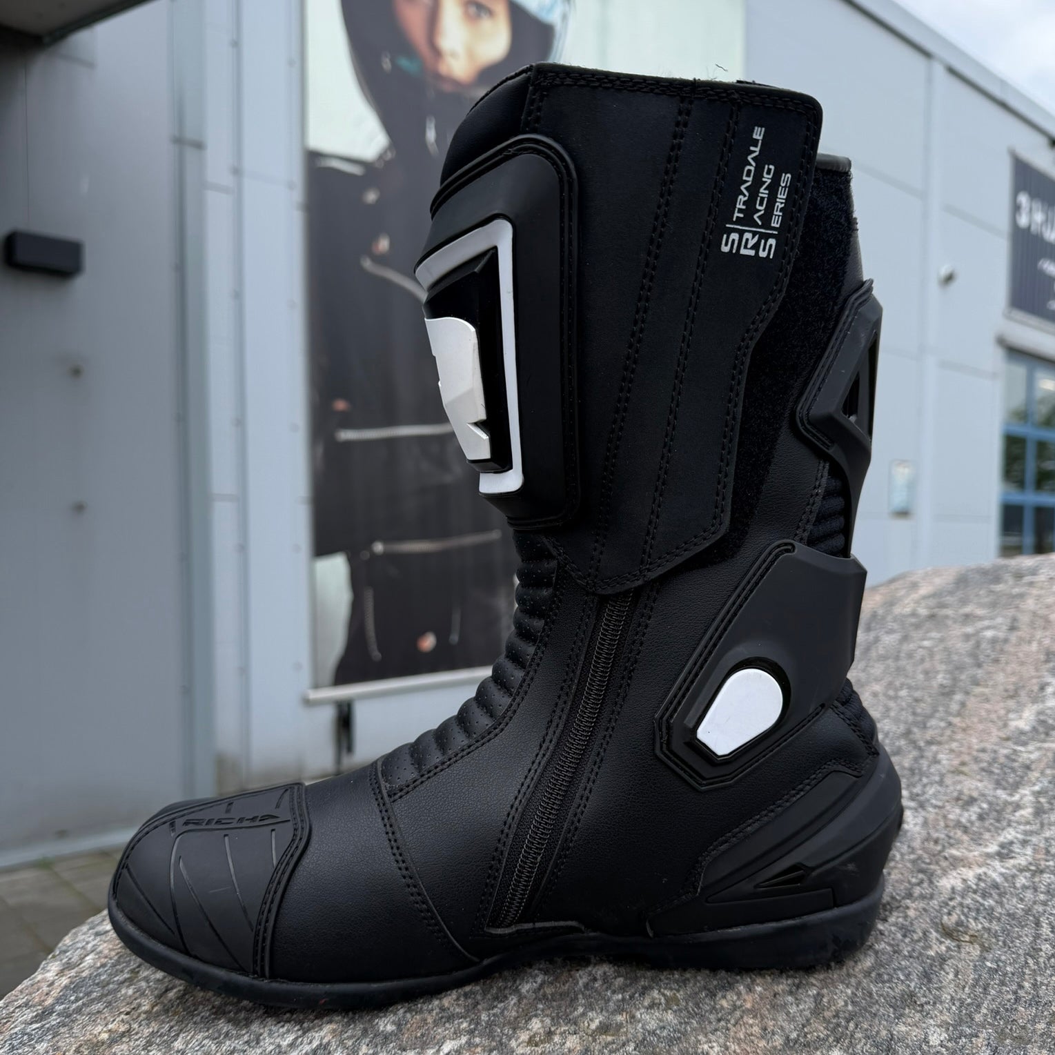 Richa Speedmaster Mc Stövel Svart/Vit