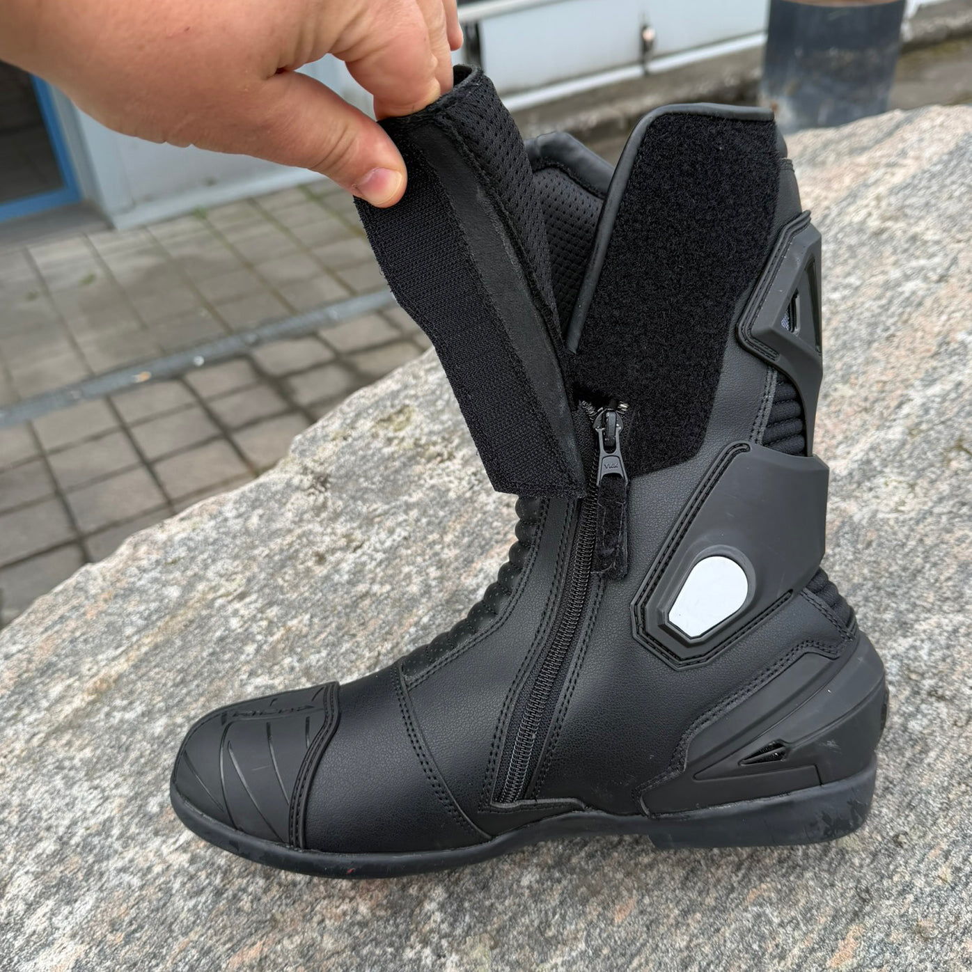 Richa Speedmaster Mc Stövel Svart/Vit