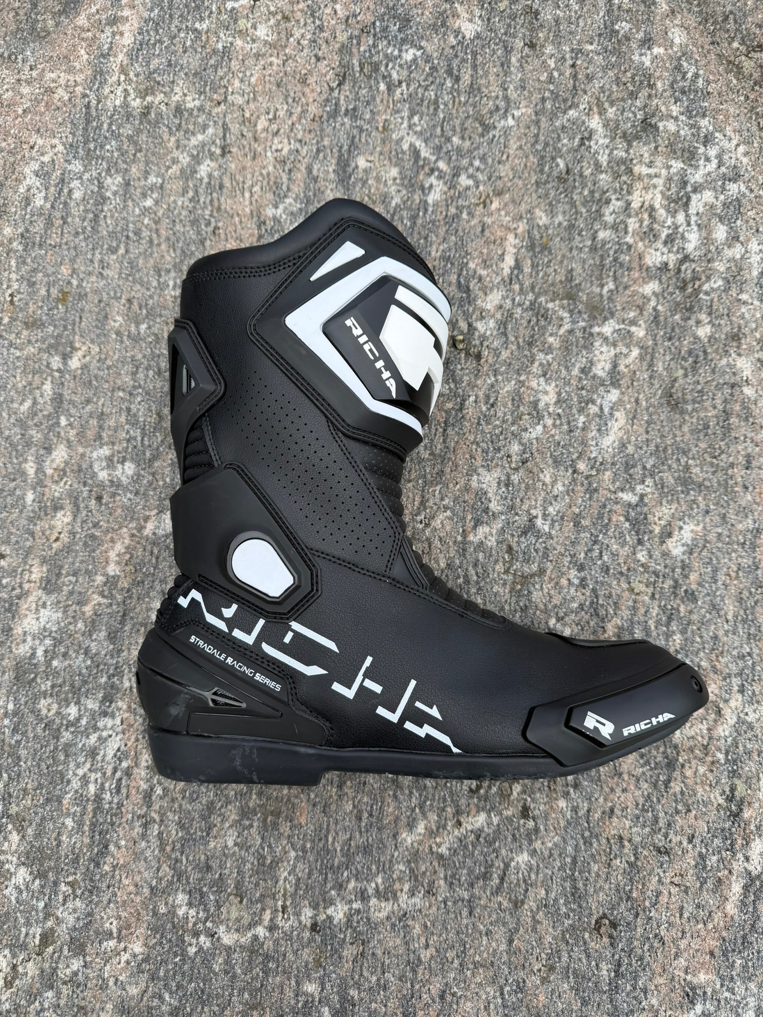 Richa Speedmaster Mc Stövel Svart/Vit