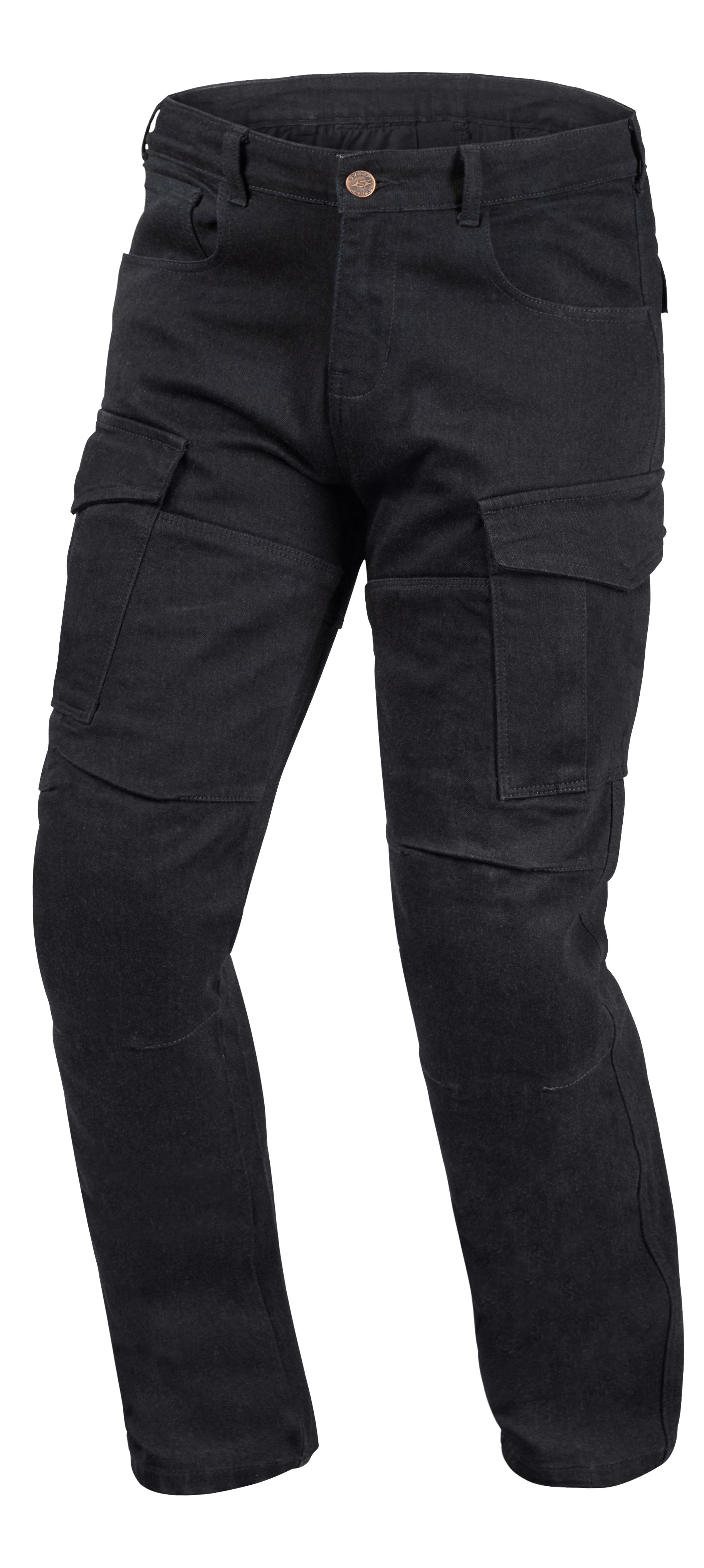 Sweep Eagle Cargo MC-jeans svart herr