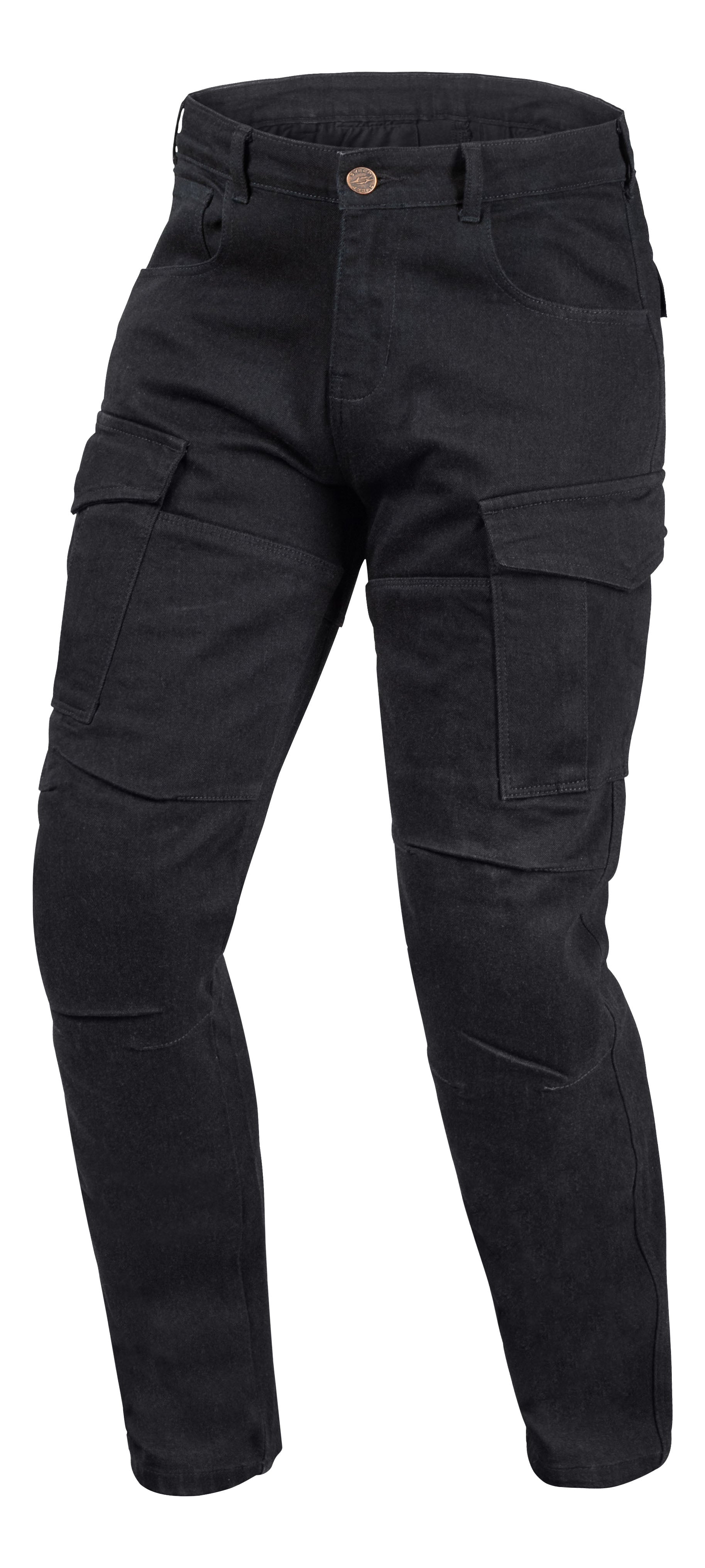 Sweep Eagle Cargo MC-jeans svart dam