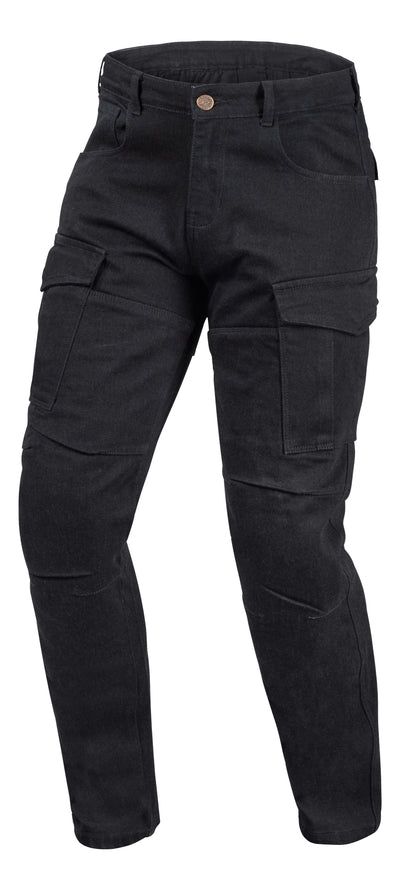 Sweep Eagle Cargo MC-jeans svart dam